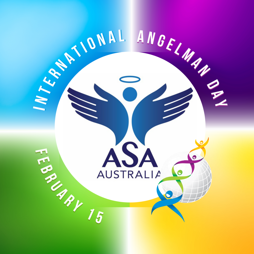 ASAA logo with the International Angelman Day frame